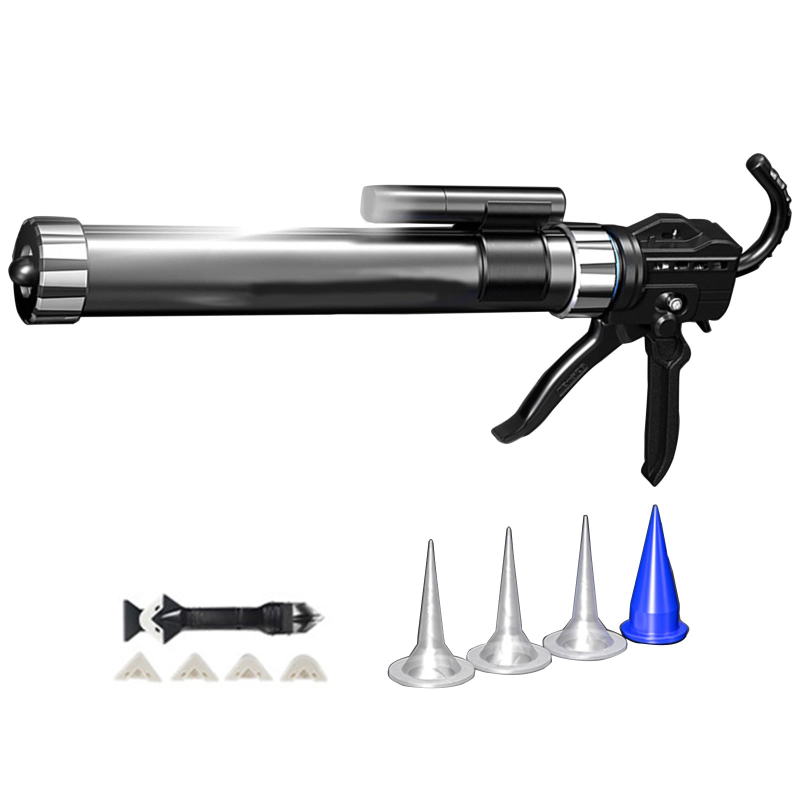 Heavy Duty Silicone 600ml Aluminum Caulking For Cartridges And Sausage Packs For Professional Use