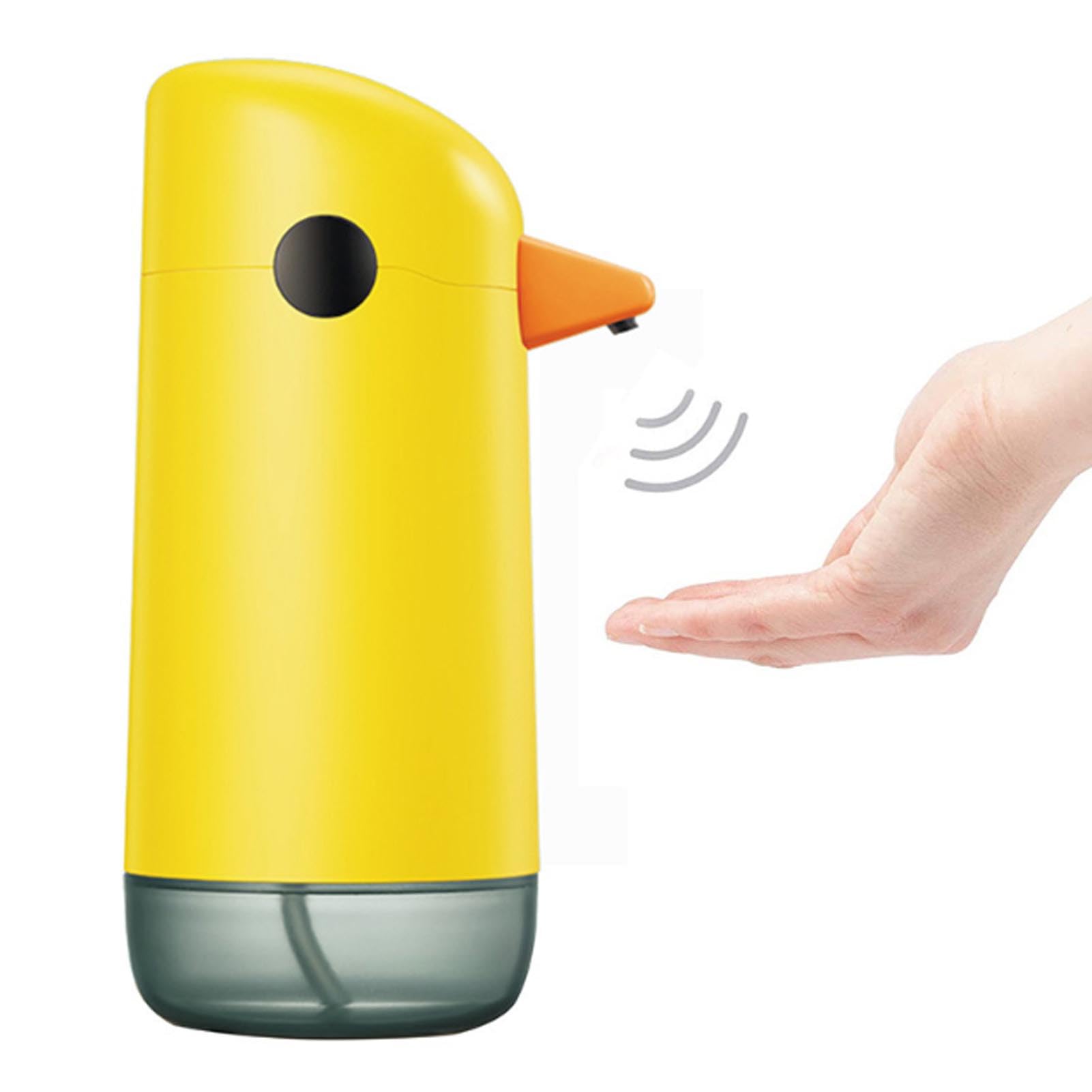 Distributori di Saponi Automatici, Anatra Gialla Simpatiche Boscaiolette Senza Touchneps del Sensore a Infrarossi Batteria Alimentata per la del Bagno, Distributori di