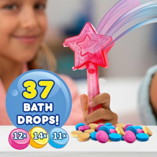 INKEE Varita Estrella con 37 Bombas de Baño para Niños con Aroma a Fresa – Set de Bolas Efervescentes y Sales de Baño Relajantes – Juguete de Agua y Buena Idea para Regalo - imagen 4