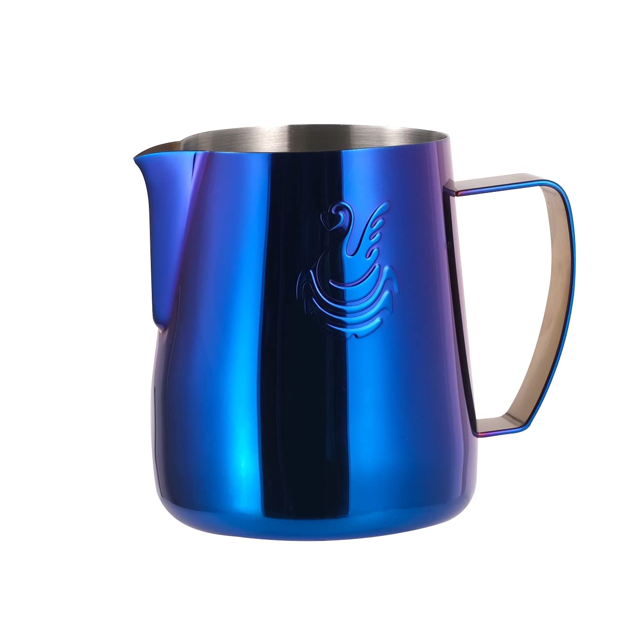 CTRLZS 400Ml Stainless Steel Milk Frothing Cup Coffee Pitcher Cream Maker Craft Espresso Latte Art Jug for Home,B