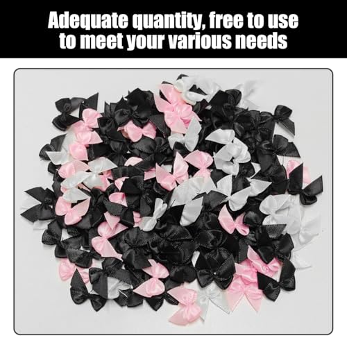 GTYHH 150 Stück Mini-Schleifen, Einfache Einfarbige Schleifendekoration, DIY-Bastel-Schmuckzubehör, Nähen Von Stoffbändern, Scrapbook-Dekoration