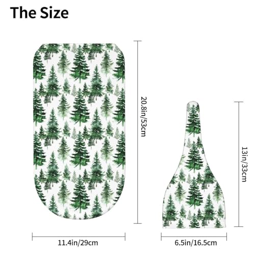 Image of Green Watercolor Tree Newborn Swaddle Blanket with Beanie Hat Set Baby Receiving Blankets Soft Swaddle Swaddle Blankets for Baby Boys and Girls