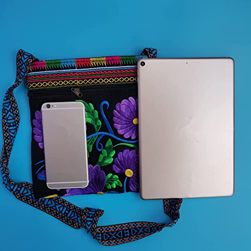 Hobo Crossbody Bag for women, Vintage Ethnic Tribal Embroidered Boho Hippie Tote Handbags Shoulder Purse2