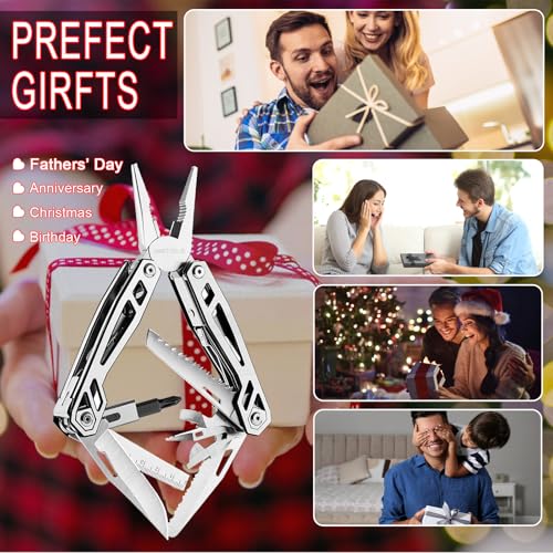 Wetols WE-182 Multitool Needle Nose Pliers,21-In-1 Stainless Steel Multi Tool Pocket Knife thumb #3