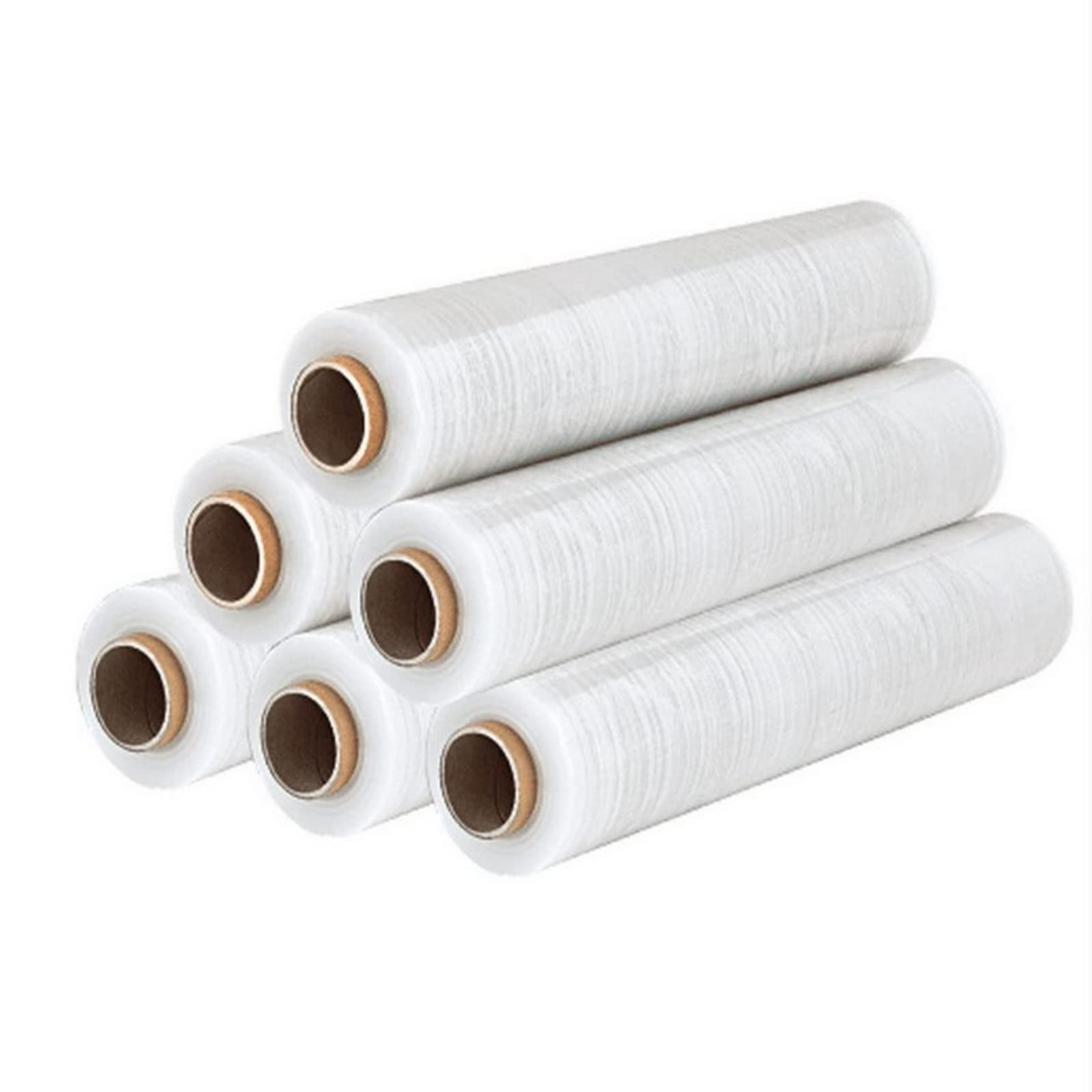 Pellicola Film Estensibile Manuale Trasparente cm 50x 250 mt da 2,4 Kg Cellofan per Imballaggio Spedizioni e Trasloco (6)