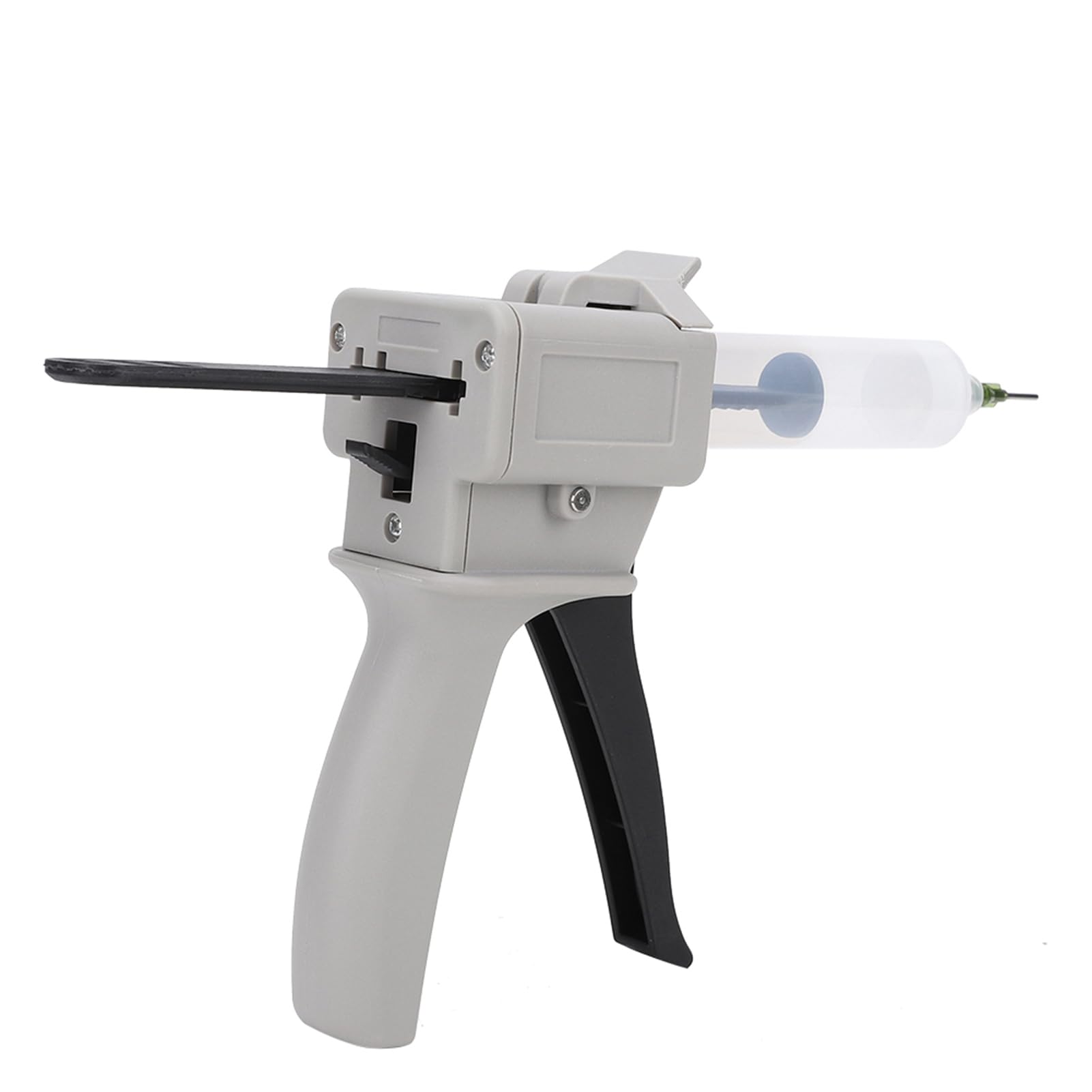 30ml Dispenser Gun Kit, Mixing Dispensing Gun Manual Single Tube Handle Tool with Ergonomic Handle for Pressing and Squeezing