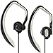 Artix Sport Workout Earbuds Headphones XJR, Built-in Microphone in-Ear Stereo Lightweight Wired Sweat-Proof Earphones, Work, Travel, Running, Exercise, Works w/Smartphones, iPhone Android (Black)
