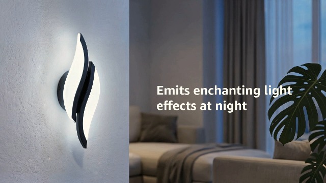 Image of CANEOE Modern LED Wall Sconce 3000K White Indoor Wall Light Fixtures Acrylic Wall Sconce Lighting for Living Room Bedroom Bedside Bathroom Hallway Stairway Wall Lamp (White, 1 Pack,3000K)