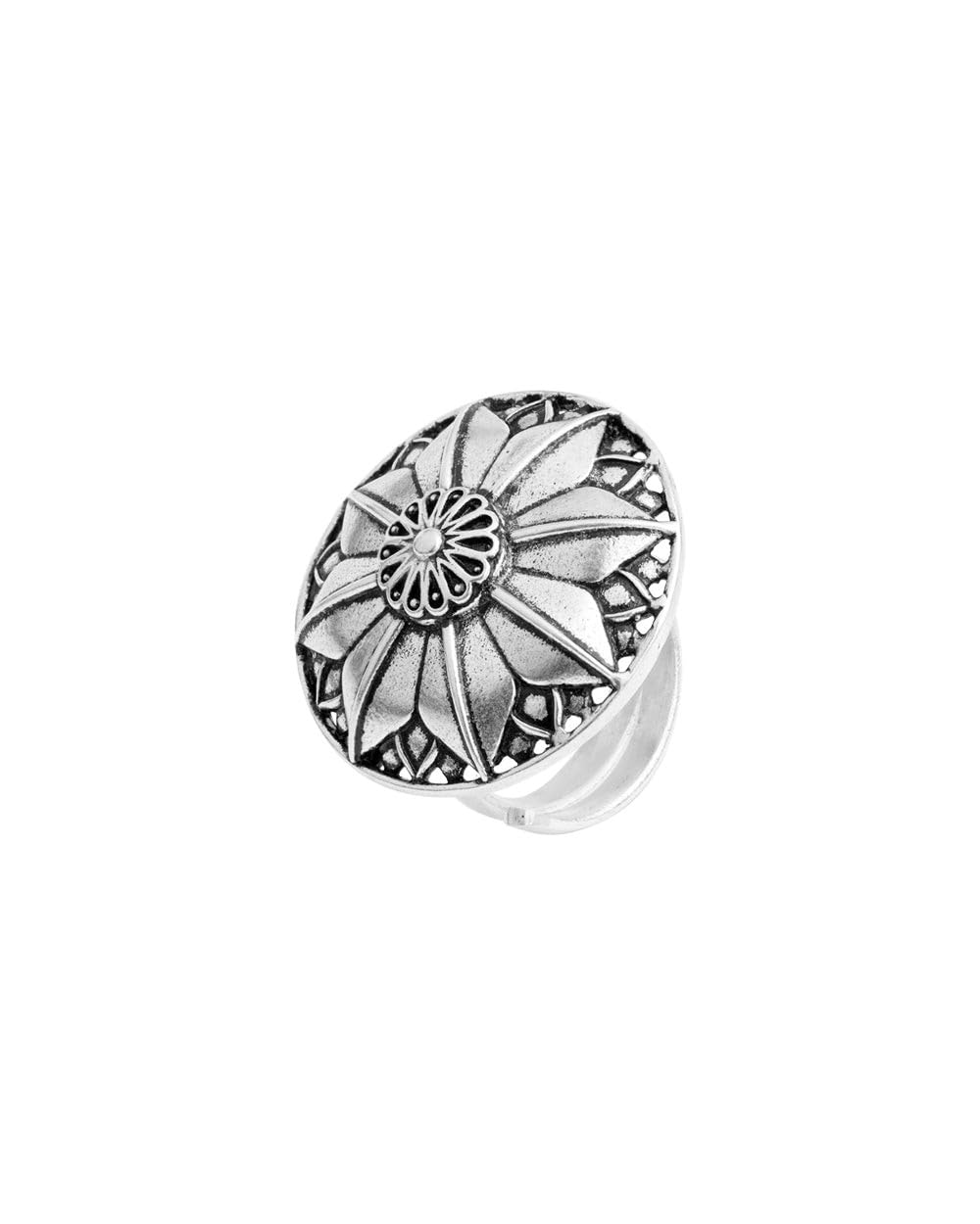 Voylla Leela Oxidized Flower Ring (B08V92VKRJ) Amazon Price History, Amazon Price Tracker