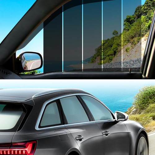 Image of Window Tint Film for Cars, Ceramic Window Tints, Blocks 99% UV & IR Rays, Heat Resistant Anti Glare Film for Windshield, Scratch Resistant Sun Shade Auto Tint Roll (35% VLT, 20in x 10ft)