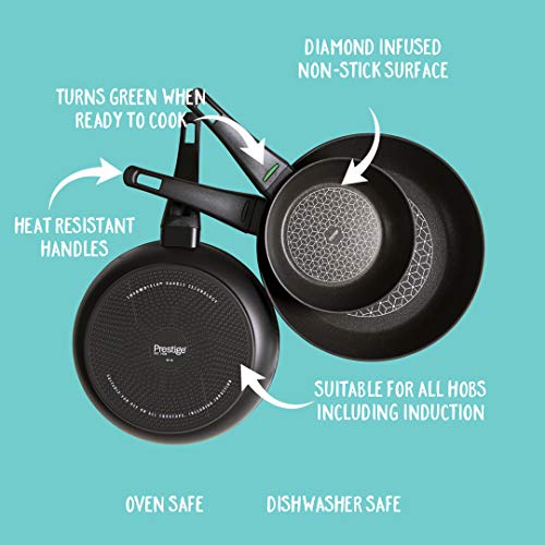 Prestige 28cm Black Thermo Smart Grill Pan - Perfect Cooking Tool - Image 4