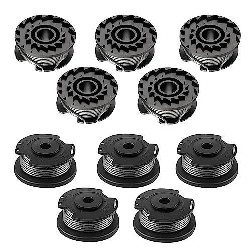 Viilich 10 bobinas de hilo para cortabordes Bosch Art 23 SL/Art 26 SL, bobina de repuesto de nailon (F016800569+F016800385),...