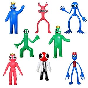Rainbow Friends Toys, 4.5 Inches Rainbow Friends Action Figures Toys Set of 8, Ideal for Birthday Cake Topper, Best…