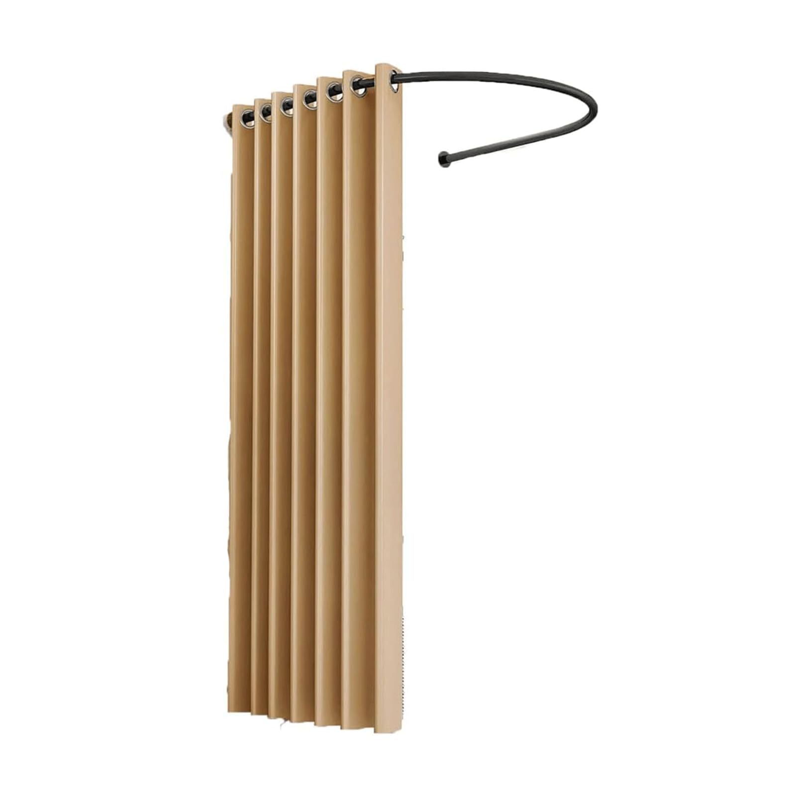 Cabine d'essayage portable vestiaire de mode avec rideau occultant épais