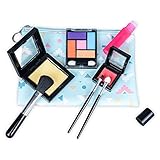 TOKIA Pretend Play Makeup Kit for Girls with Cosmetic Bag(Candy Green)