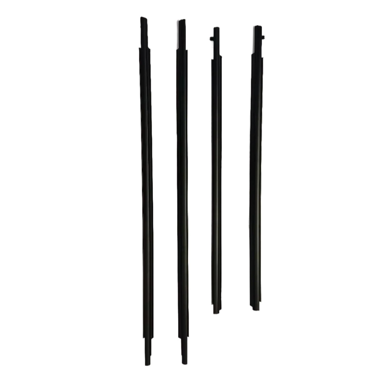 for PREVIA for ACR40 2000-2005 Glass Protector Weatherstrip for ACR30 Outer Laminate 68162-28041 4 X Windows Outside Car Door Seal Protector