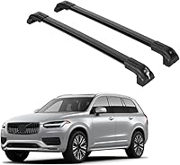 Vista 28 de ERKUL Barras transversales de techo para Volvo XC90 2016-2026 Barras transversales de aluminio con bloqueo antirrobo para techo Compatible