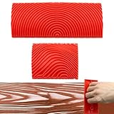 LUTQ 2 Pack Wood Grain Tool - Natural Woodgrain Maker for Decorative Painting Premium Wood Graining Tool Set Enhance Your DIY Projects with Wood Grain Patterns