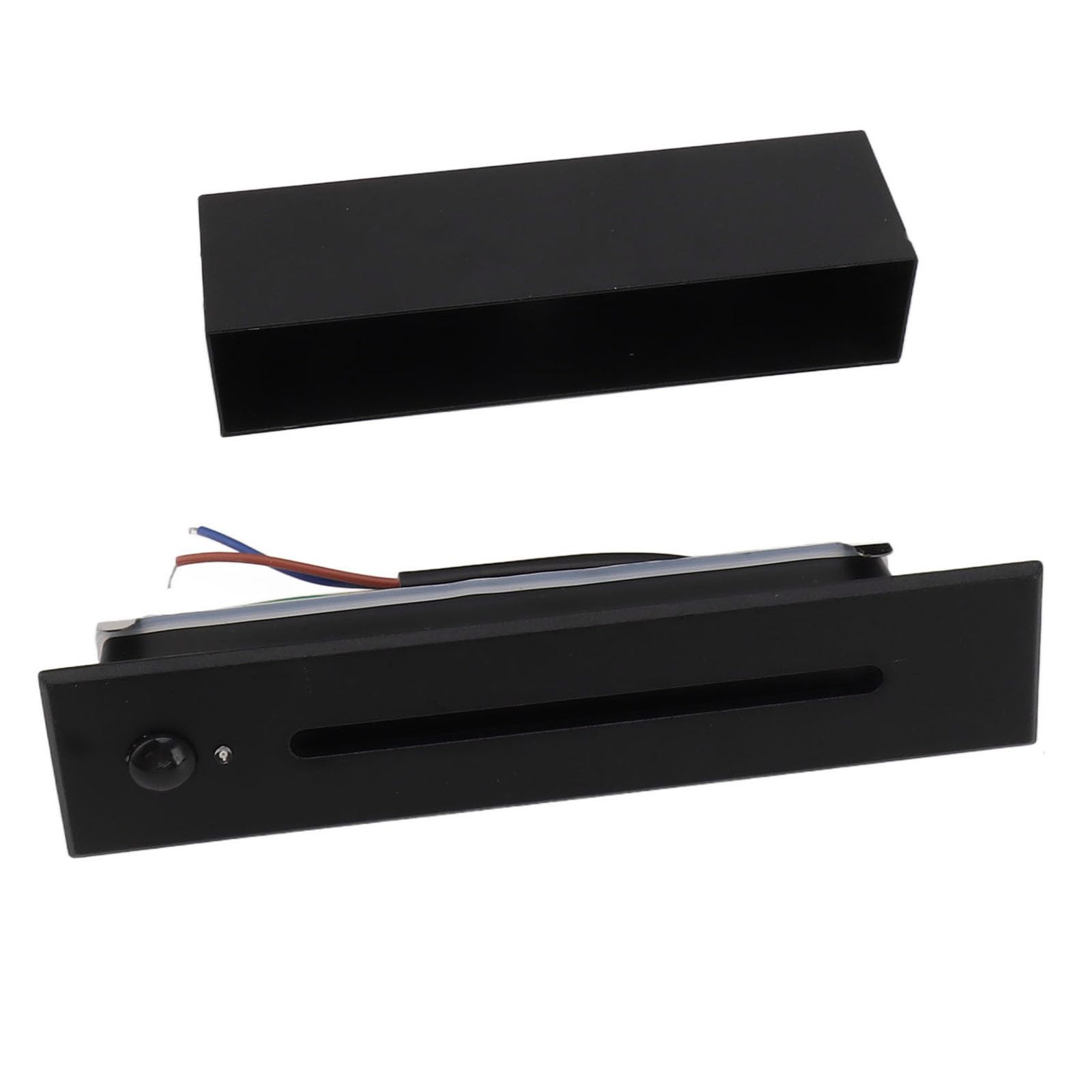 Luz de Pared de Esquina Integrada Luz de Escalera LED IP65 Sensor de Movimiento Impermeable Interior Exterior Negro