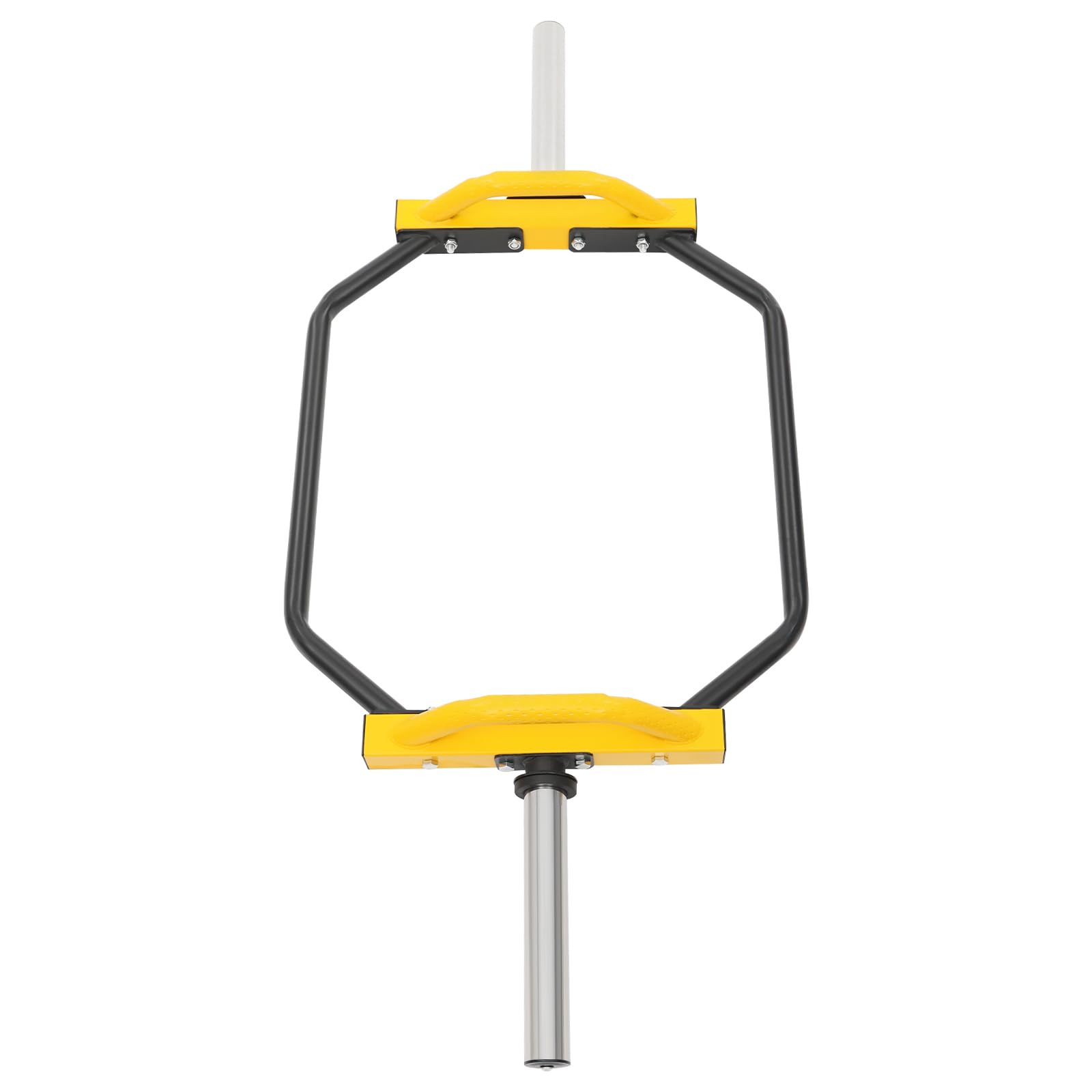 Sześciokątny design, wszechstronne zastosowanie sztanga do hantli Trap Bar 50 mm drążek Barre Hex z mankietami sprężynowymi, wygodne uchwyty do obciążeń do 150 kg, idealny do martwego ciągu i