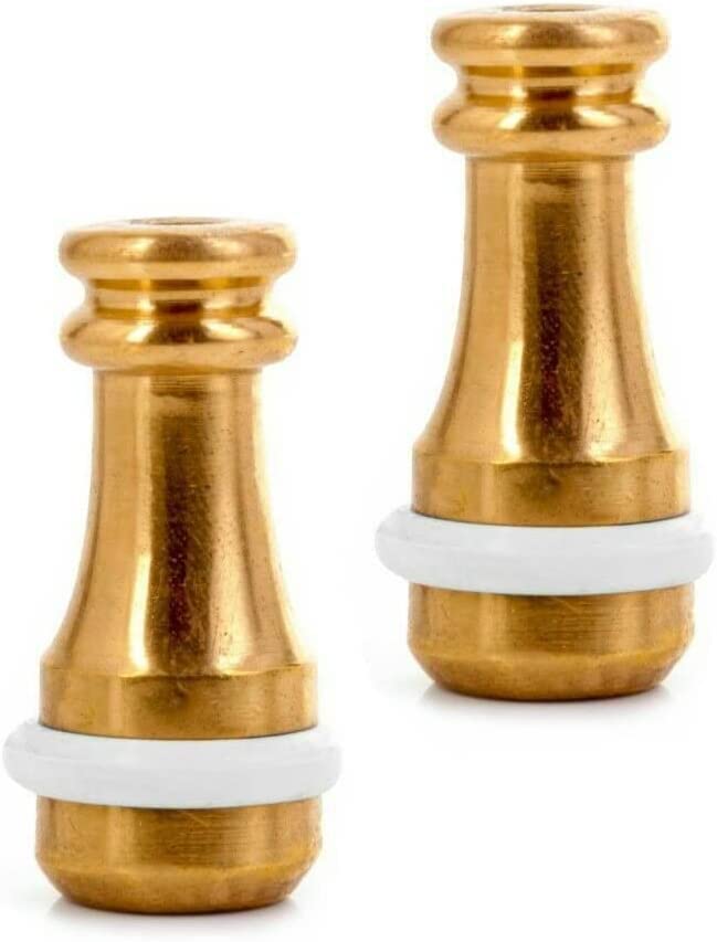 Solid Brass Pull Cord Weight Roman Blind with Rubber Ring Blind Cord Pull Handle Kitchen Hanging Switch for Bathroom Light Pull Blinds and Ceiling Fans Pack of 2.