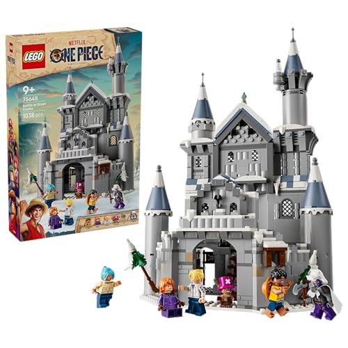 LEGO ONE PIECE Battaglia al Castello di Drum Giocattolo - Kit Modellismo con 6 Minifigure tra cui Luffy, Nami e Chopper - Decorazione per Cameretta - Regalo per Bambini e Bambine da 9 Anni - 75645