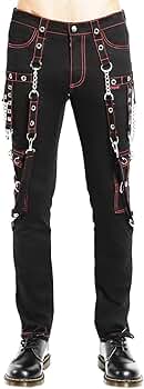 【TRIPP NYC】2Way Buggy Bondage Pants Y2K Amazon.com: Tripp NYC Skate Punk Bondage Pants Black 24