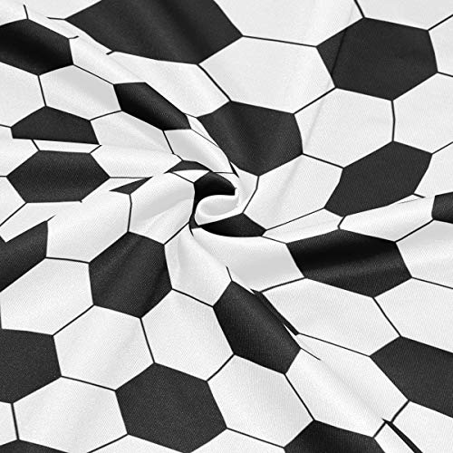 Moletom masculino com capuz e manga comprida com estampa 3D hexagonal bola de futebol, Multicolorido