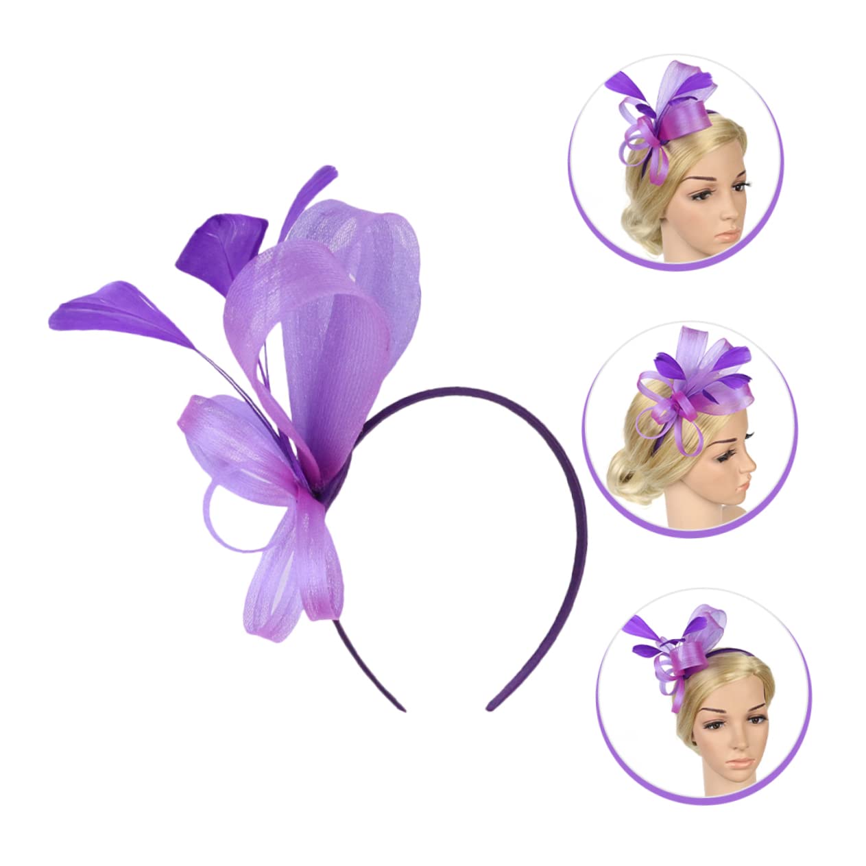 2Pcs Cocktail Party Hat Fascinators per Le Donne Tea Party 1920 Copricapo Cappello di Fascinator Tea Party Decorazioni per Le Donne Fascinators Cappelli per Le Donne Fascinators