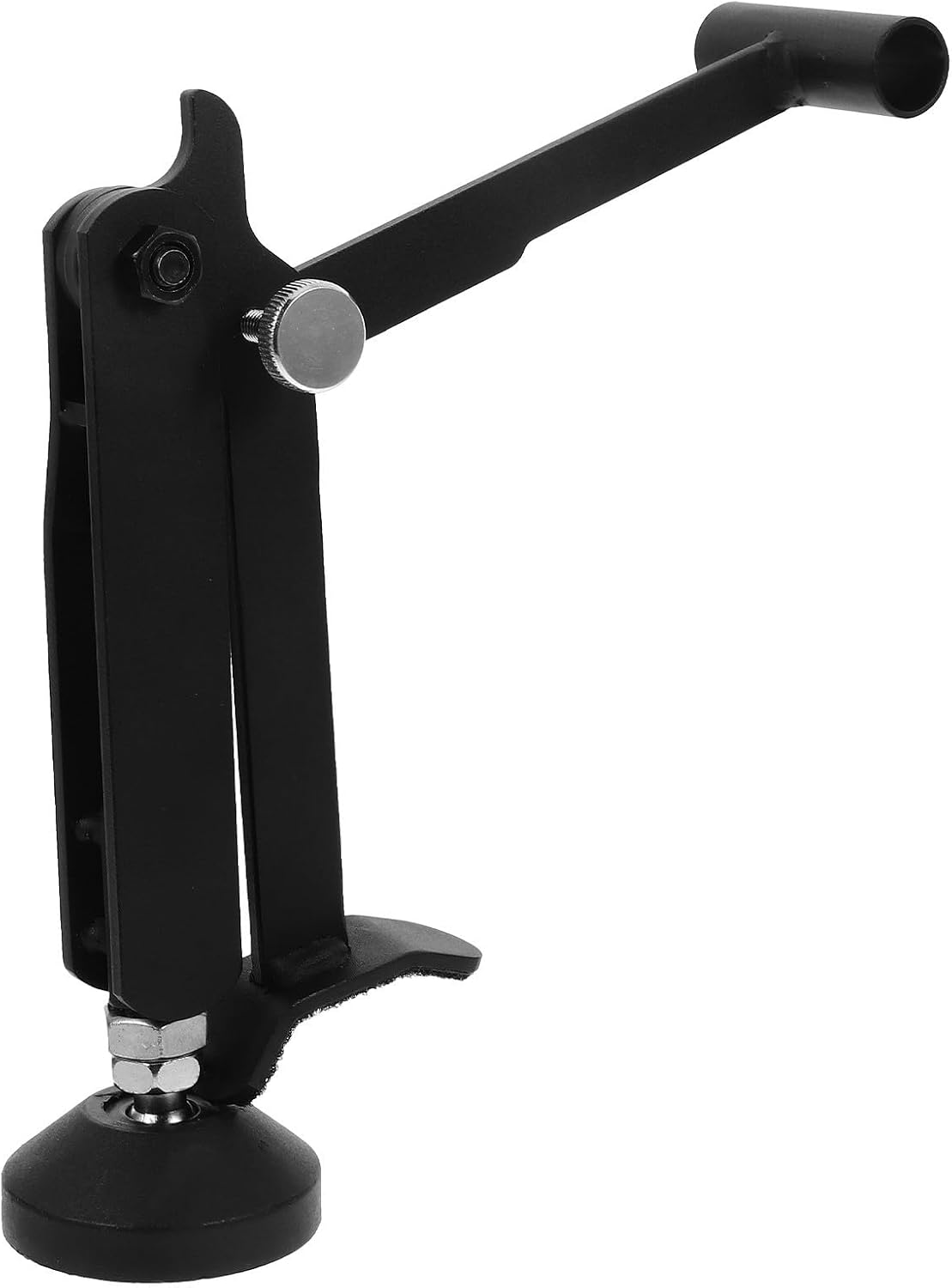 Alasum Motorcycle Wheel Lifting Stand Iron Rear Wheel Support with Height Adjustment for Stable Maintenance and Transporting Heavy Motorcycles Black Motorbike Accessory