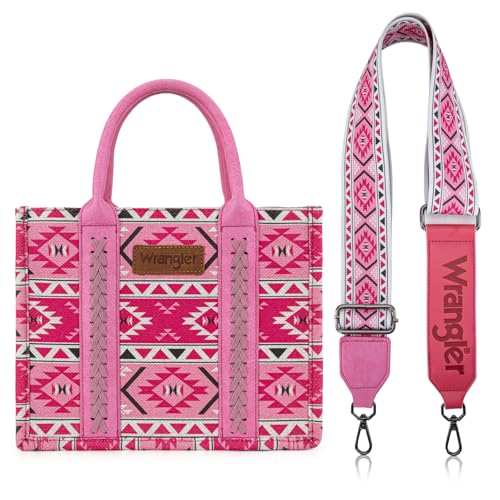 Image of Wrangler Aztec Tote Bag for Women Boho Shoulder Purses and Handbags