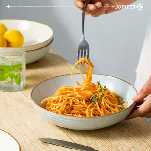 Famiware Jupiter Pasta Bowls, 30 Oz Large Salad Bowls Set Of 4, Microwave And Dishwasher Safe thumb #5