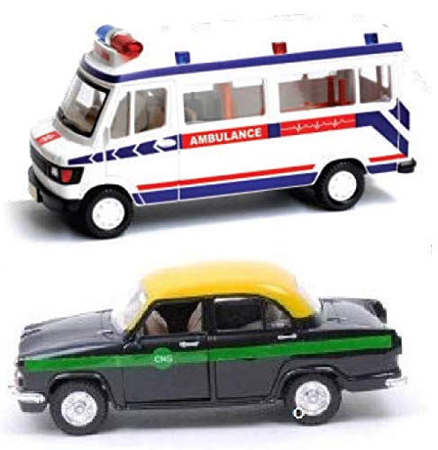 OFFPHATE Made of Non Toxic Plastic Toys Combo of 2, Ambulance Vehicle & Taxi Car, Pack of 2, Pull Back Action Toys, with Soft Edges Around 15 CM in Length & 100 Gram. Color. (Multi Color) (B0BLLBFV15) Amazon Price History, Amazon Price Tracker