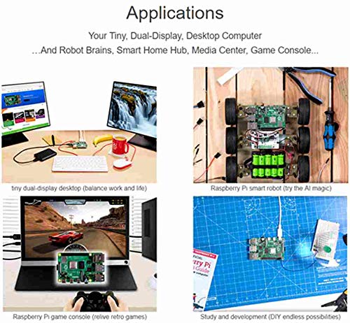Lotus Raspberry Pi 4 Model B 2GB RAM, Volledig geüpgraded, Solliciteer voor Tiny Dual-display Desktop, Raspberry Pi… - Afbeelding 6