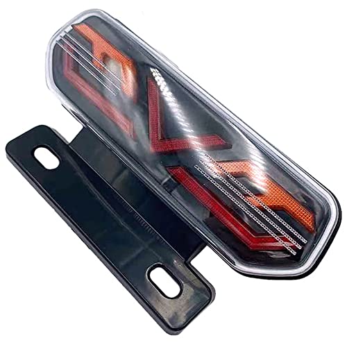 Luzes Traseiras De Motocicleta De Luz De Luz De 12v Led Com Sinais De Giro Atv Taileira De Moto Tras