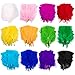 Produktbild Whaline Bunte Federn, 12 Farben, Mini-Bastelbedarf, Gänsefedern für die Eigenherstellung von Ohrringen, das Basteln für Zuhausem Hochzeit, Babypartys und Dekorationen (4-7 cm), 360 Stück