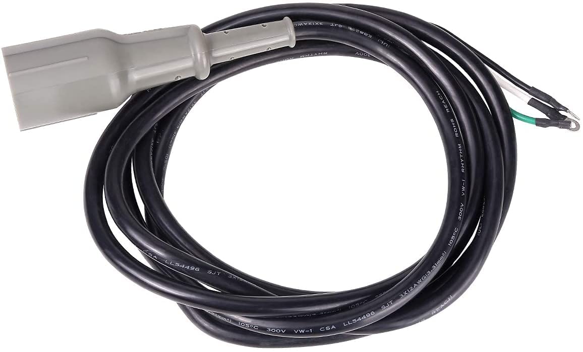 10L0L Chargeur de voiturette de Golf 48 V pour voiturette électrique Club Car DS Precedent, modèles à partir de 1995, Prise Ronde à 3 Broches de 327,7 cm avec Ensemble de Cordon DC.