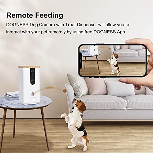 DOGNESS Smart Pet Camera: Dog Camera with Treat Dispenser and Phone App for Pet Viewing, Full HD WiFi Night Vision, Two… - Image 2