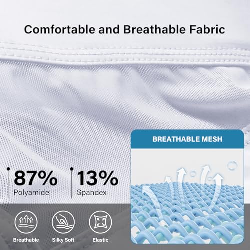 Casey Kevin Men's Sexy Briefs Mesh Breathable Low Rise Bulge Pouch Underwear4