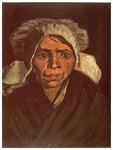 Panneau Décoratif Van Gogh Peasant Woman pour Habiller un Mur Vide en Bois