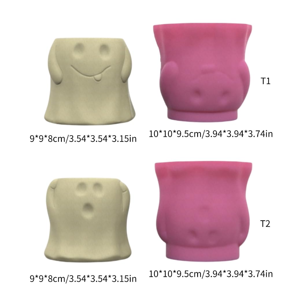Crâne multifonction en silicone pour résine époxy - Fournitures d'artisanat pour la fabrication de vases décoratifs et organiseurs