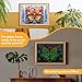 1000 Piece Puzzle for Adults Butterfly Noctilucous Jigsaw Puzzles - Challenging 3D Puzzles Stunning Flower Art Wall Decor, Gift for Adult Puzzle Lovers (27.5x19.6 Inch)