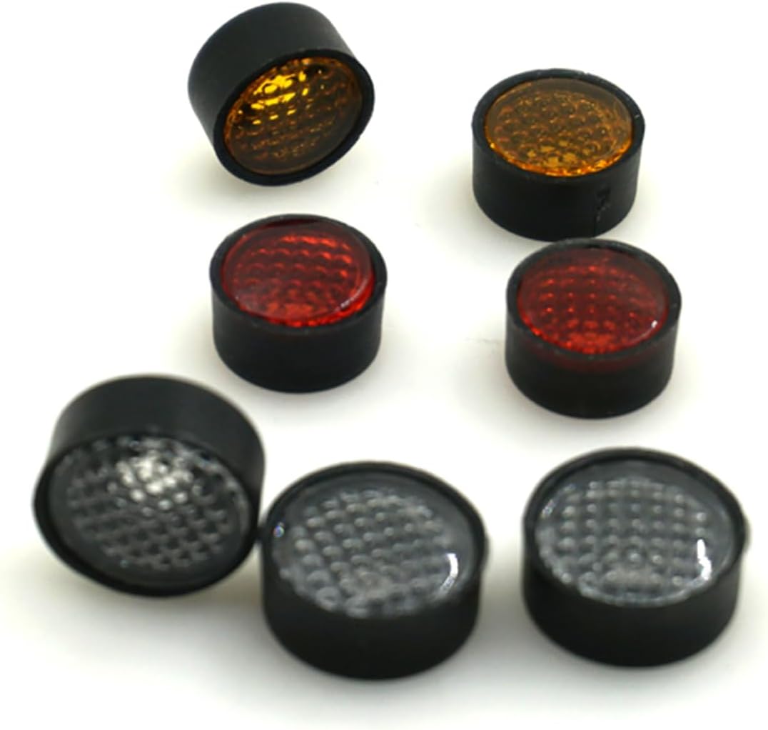 7PCS RC Car Taillight Light Cover Round Lamp Cups