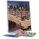 🍁【DiIY Paint by Number】：Paint by numbers are so easy that even a beginner without a foundation can feel like an artist, you will have a lot of fun and relaxation. an eye-catching painting anyone can do. 🍂【Special HD Color Canvas】：Unlike normal canvas...