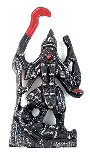 Siddhratan Hindu Goddess of Time and Death Kali BhavatÄrini Figurine Aluminium Mix Metal Eastern Enlightenment Sculpture