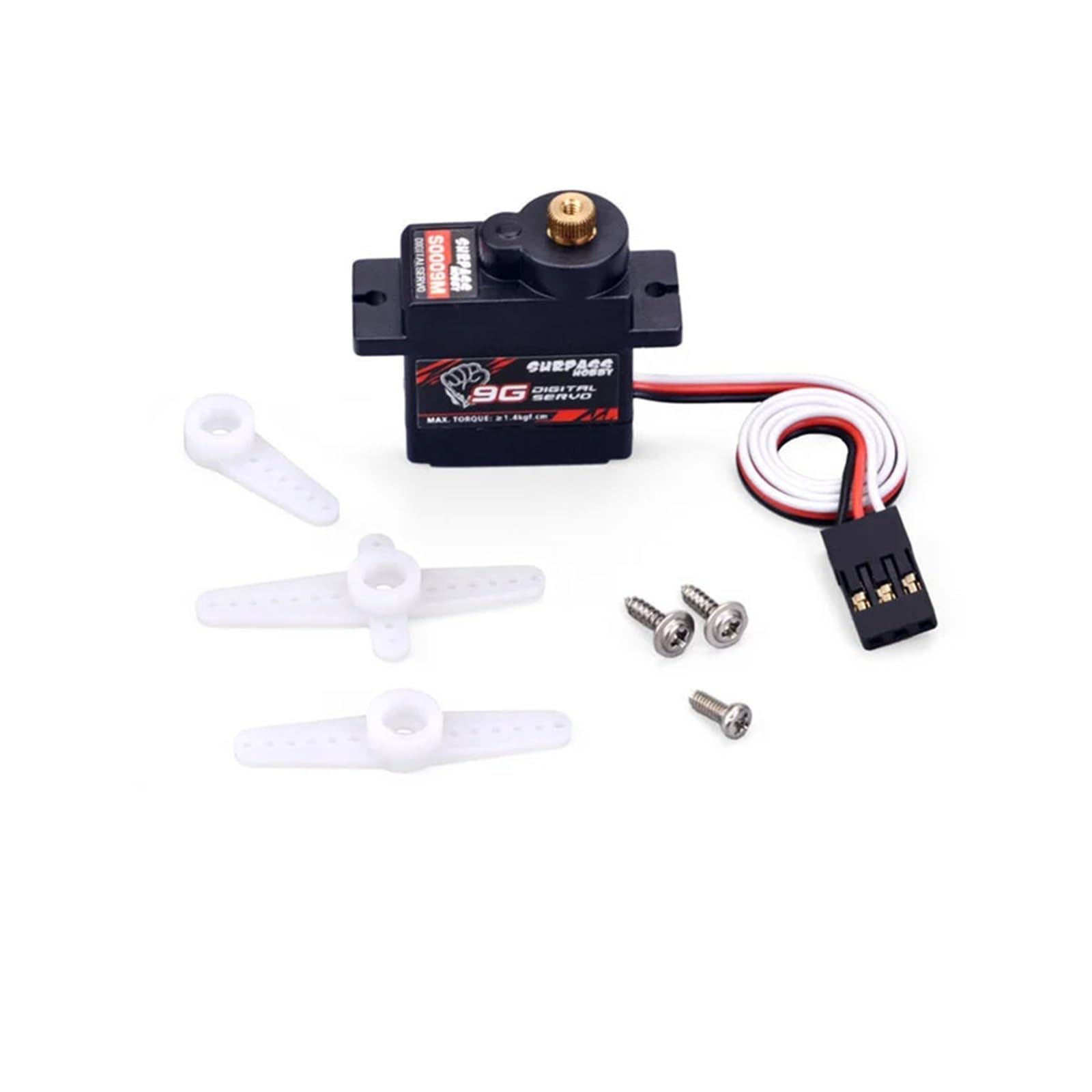 2/4 szt. kompatybilny cyfrowy mechanizm serwomechanizmu, kompatybilny z 9/17/25 g 6/9/15/20 kg metalowy mikroserwomechanizm, kompatybilny z robotem szybowcowym 1/8 1/10 RC (2 szt. S2000ML-20kg)
