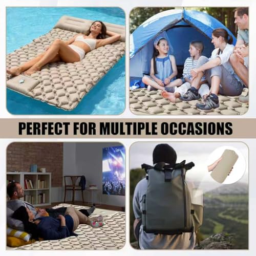 Matelas gonflable camping épais et confortable pour tente