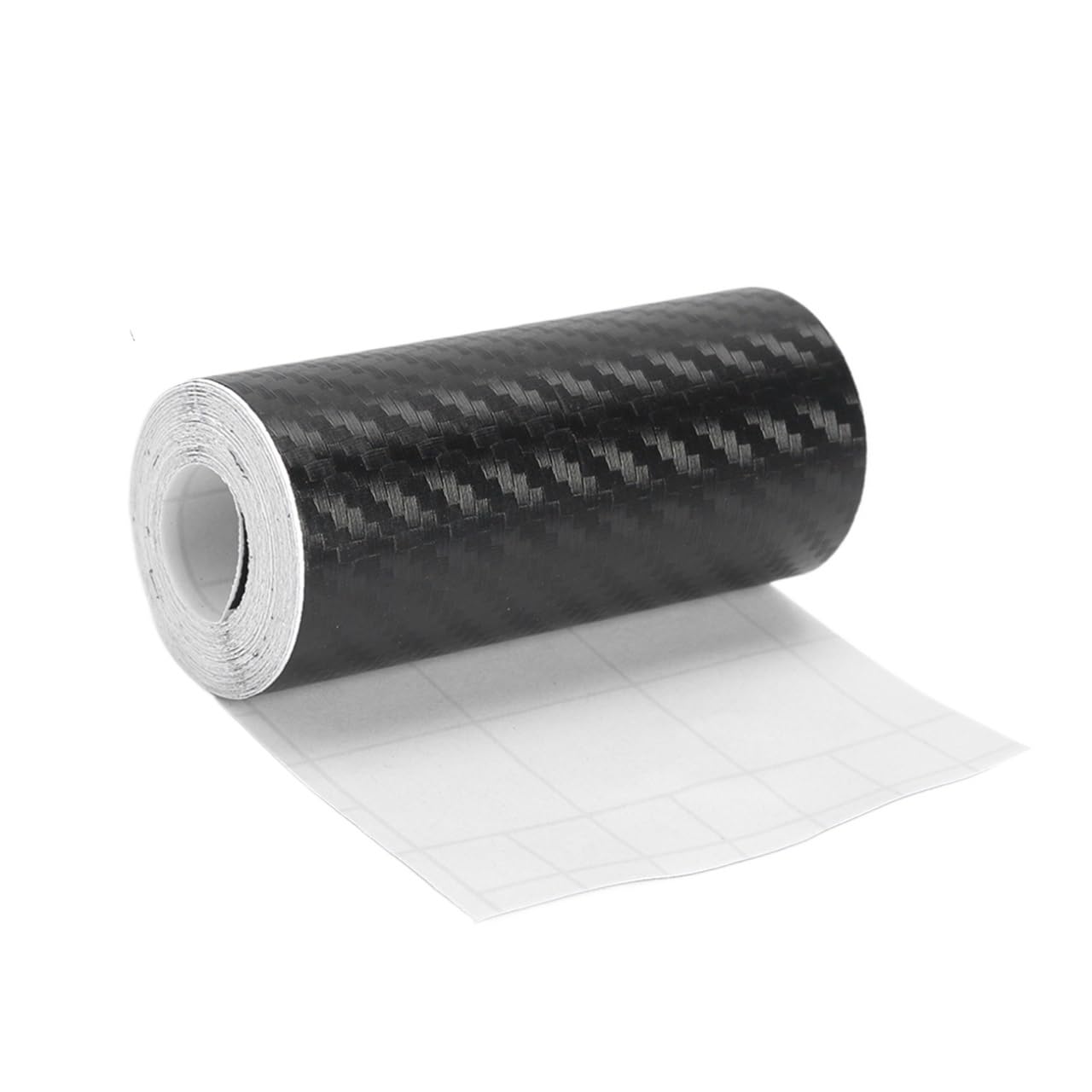 Autofolie 10/5M 3D Kohlefaser Autoaufkleber DIY Paste Schutzstreifen Auto Türschwelle Seitenspiegel Anti Scratch Band Wasserdichter Schutzfilm Auto Folie(7CM,Length 10m)
