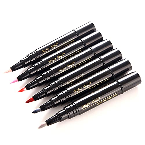 Aumotop Stylo Brosse à Ongles Major Dijit, Laque Gel de Haute qualité pour Ongles Artificiels Naturels, Stylo Gel Portable en Résine de 5ml