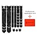 Chooee Road Bicycle Frame Protection Gravel Bike Frame Protector Total Road Bike Frame Guard 20 Piece Set Frame Wrap for Upper/Down Tube Chainstay Forks Black